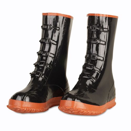 Cordova safety work boots 5 buckle rubber (black/orange) size 7 for sale