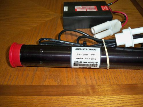 Melles Griot 05-LHR-493 Laser with power supply