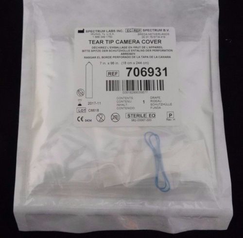 Spectrum Labs Tear Tip Camera Cover Qty: 50 Ref: 706931 NEW