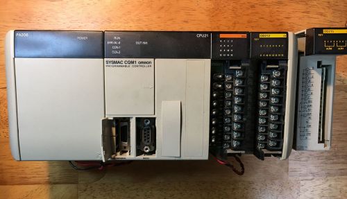 Omron CQM1-CPU21 + 2 Output Cards