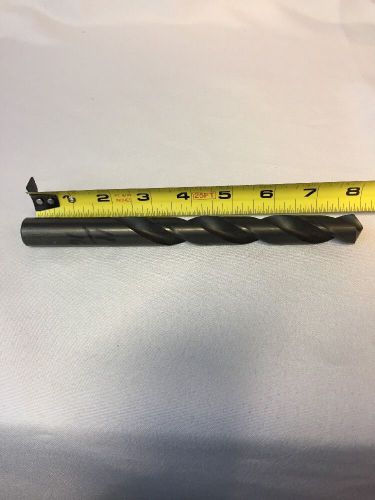 STRAIGHT SHANK DRILL 11/16&#034; x 8&#034;.  Hardened steel.  Never Used.