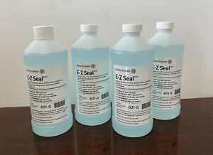 (4) Pitney Bowes 601-0 E-Z EZ SEAL Solution 16 Fl Oz Bottles