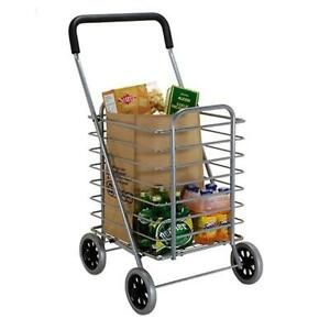 Aluminum Shopping Cart &amp; Liner Superlight Shopping Cart