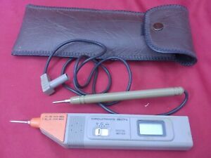 Beckman Instruments CircuitMate DM73 Digital Probe Pen With Leather Case