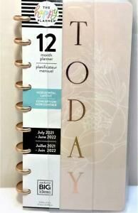 Happy Planner 12 Month Planner Calendar July 2021 - June 2022 Floral Design