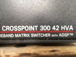 Extron Crosspoint 300 42 HUA Wideband Switcher w/ ADSP