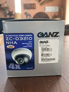 Ganz 4X Focal Dome Security Camera ZC- D3210 NHA High Resolution 24VAC/12VDC NIB