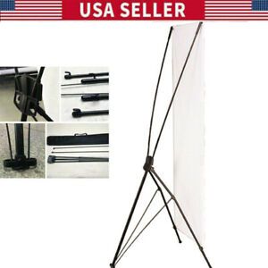 US Stock Economy Fiber Rod Korean X Banner Stand 80cm x 200cm Dispaly for Trade