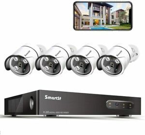 8CH 5MP NVR 5MP IP POE Security Camera System Outdoor CCTV Kit IR Night Vision