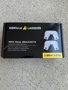 Gorilla Ladders GLMP-RB-2 MPX Aluminum Rail Brackets