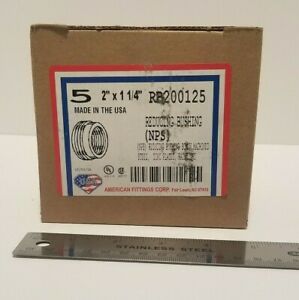 Amercian Fittings  RB200125(Qty 5) (NPS) Steel USA