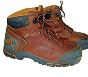 Lacrosse Adamas HD 6 inch Mens 11 Brown Waterproof Safety Toe Leather Work Boot