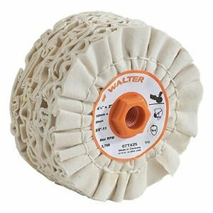 Walter 07T425 Linear Finishing Buffing Abrasive Drum - Multi Ply Cotton Grit ...