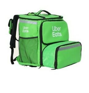 Green uber eats insulated delivery bag/backpack. Brand new, box never opened. 
