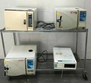 Lot of x4 Sterilizers Tabletop Autoclaves, Tuttnauer EZ9 10P, Scican Statim 2000