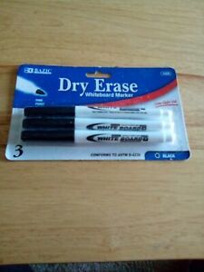 white dry erase marker 3 in pack