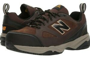 New Balance Mens Work Steel Toe Shoes MID62702 Brown Size 11.5 2E