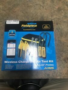 Fieldpiece JL3KH6 Job Link Charge &amp; Air Kit with Probes, Pipe Clamps