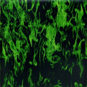 1x0.5m Green Flame Hydrographics Hydro Dipping DIP Water Transfer Printing  US