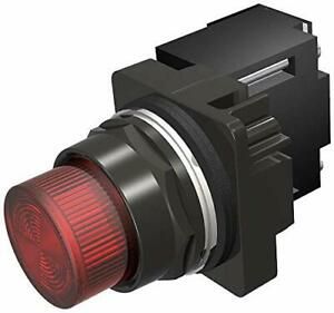 Siemens 52BL4D2 Heavy Duty Indicator Light 30mm Red Plastic Lens 24V AC/DC Fu...