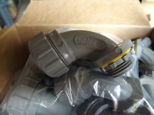 LOT OF 49 ARLINGTON NMLT9050 1/2 &#034; 90 D NM SEALTIGHT CONNECTORS