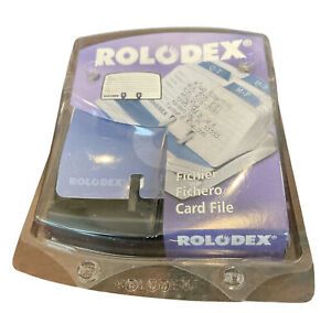 Rolodex 2003 VTG Card File New Old Stock. 2.25”x 4”. 15352AS. Includes 50 Cards