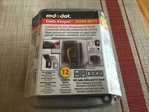 Red Dot Code Keeper Extra Duty Universal In-Use Weatherproof Outlet Cover - NEW