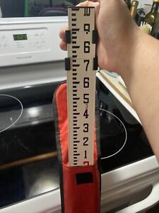 9&#039; Northwest Aluminum Survey Level Rod Stick INCH NAR09E