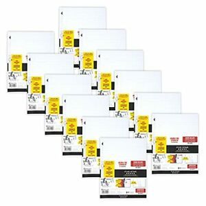 Five Star Loose Leaf Paper 3 Hole Punched Reinforced Filler Paper Wide Ruled ...