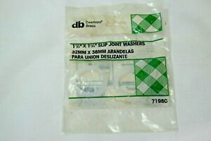 DEARBORN BRASS 1-1/2 TO 1-1/4 PVC Slip Joint Washers 7198C NEW Old stock