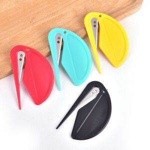 2pcs Plastic Letter Opener Mini Sharp Mail Envelope Opener Safety Papers Cu IF