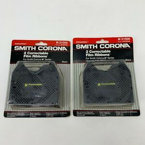 Lot 2 - Smith Corona H 21000 2 Pack (4 Total) H Correctable Film Ribbon New