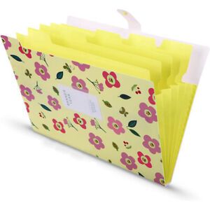 Closure Document Organizer Floral File Folders Accordion Folder File Folder