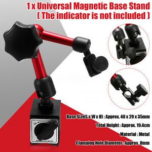 Universal Mini Flexible Magnetic Metal Base Holder Stand Dial Test Indicator