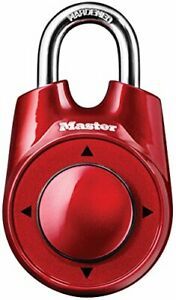 *MASTERLOCK master lock speed dial slide lock 1500ID Red