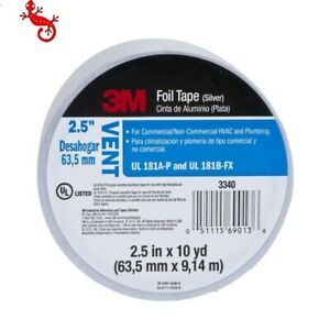 3M Professional Grade 3340D Vent Sealing HVAC Tape 2.5-in x 30-ft