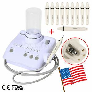 Dental Portable Ultrasonic Scaler 2*Bottles fit Cavitron EMS / SANDENT Handpiece