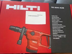 HILTI TE 500-A36 Demolition Cordless 36V Breaker