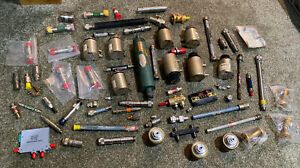 Huge Lot Of 70 Test RF Microwave Equipment HP Narda Weinschel Mixed! Adapters+