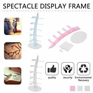 Plastic 5 Pair Sunglasses Glasses Show Rack Counter Display Stand Holder