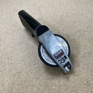 Vintage Rotex 880 Professional Label Maker Heavy Duty Black Chrome 3/8-1/2 WORKS
