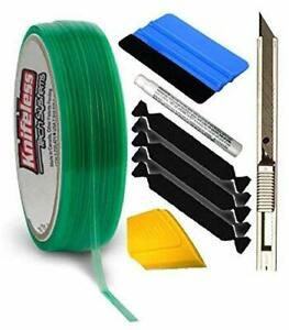 VViViD Knifeless Vinyl Wrap Cutting Tape Finishing Line 50M Plus 3M Toolkit (Blu