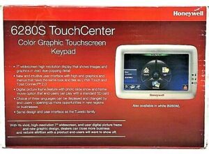 Honeywell 6280S TouchCenter Color Graphic Touchscreen/ Voice Keypad Silver NIB