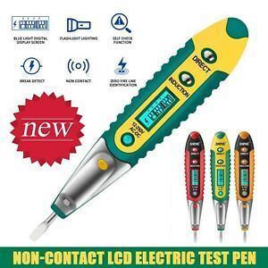 Voltage Test Pen AC/DC AC70 ~ 250V Digital LCD Display LED Lamp Lighting