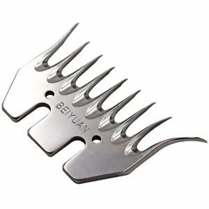9 Tooth Durable Stainless Steel Sheep Shearing Clippers Blade For Wool Pruning