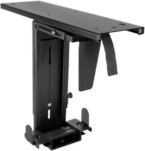 Mount-It! Adjustable under Desk Computer Mount with Anti-Theft Screw, CPU Holder
