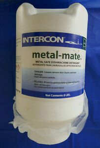 Commercial Dish Detergent High Temp Metal Safe - Intercon Metal Mate Opened