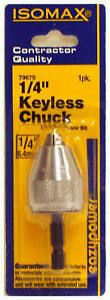 Eazypower 79675 0.25 in. Keyless Chuck For Cordless Screwdrivers Drills