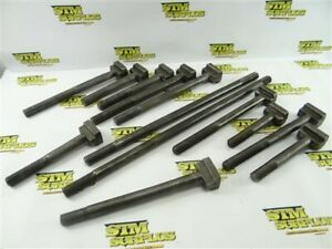 NICE LOT OF OK TOOLS HOLD DOWN T-BOLTS &amp; STUDS 3/4&#034;-10 THREAD 6&#034; TO 20&#034; LENGTH