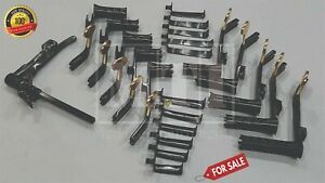 Caspar Micro Lumbar Tomy Retractor GoldBlack Spinal Surgery Instruments - 22 Pcs